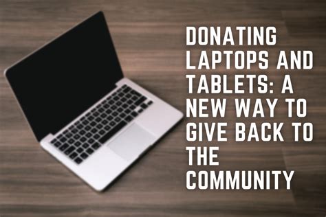 Donate Laptops, Computers & Other Working .